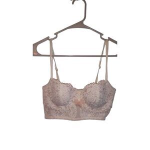 B.Tempt'd Ciao Bella Lace beige and white lace‎ Balconette